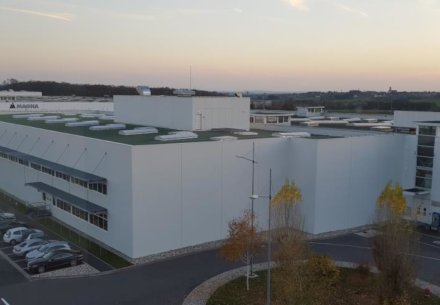 Extension dun batiment industriel de production Smart a Hambach 440x305