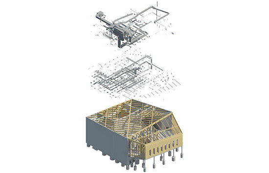 bim maquette differentes couches