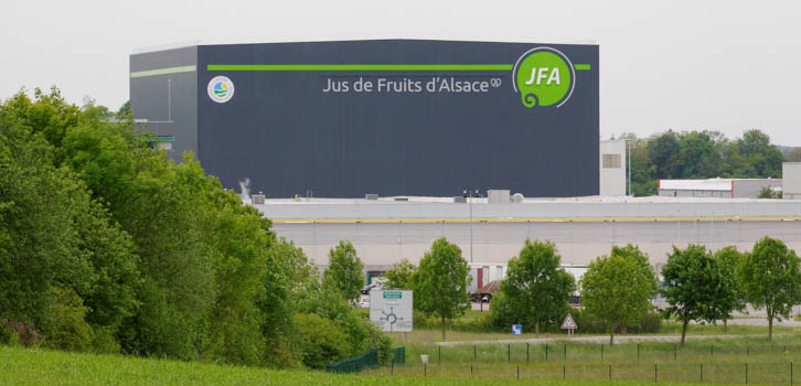 industrie usine production jus fruits alsace sarre union