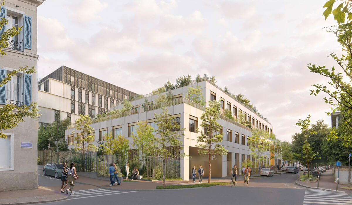 batiment pharmacieoncologie medicale suresnes hopital foch aia architectes web